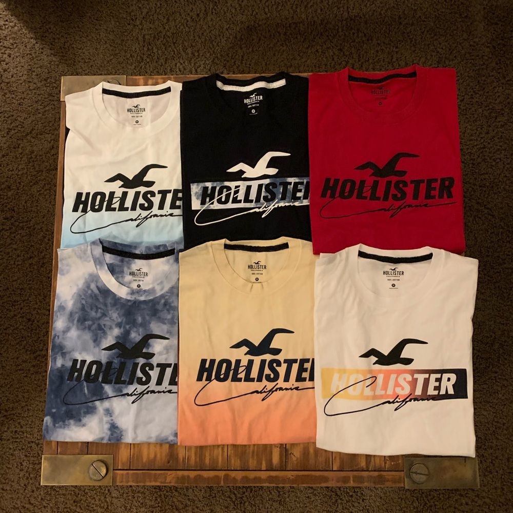 Lot of 6 New Hollister T-Shirts